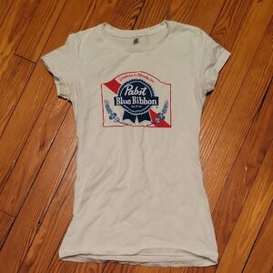 pabst blue ribbon girlie tee